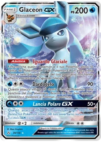 Glaceon GX #39/156 — Ultraprisma