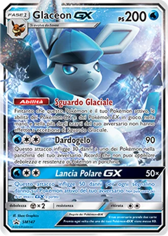 Glaceon GX SM147 — Sole e Luna Promos