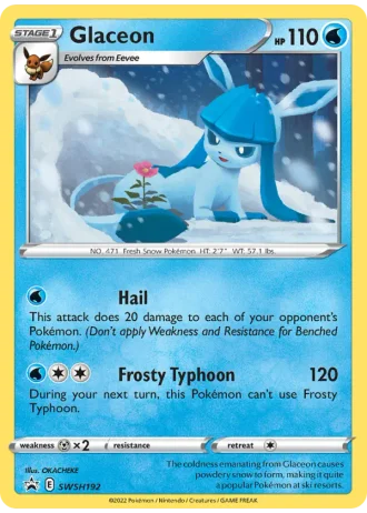 Glaceon SWSH192 — Sword & Shield Promos