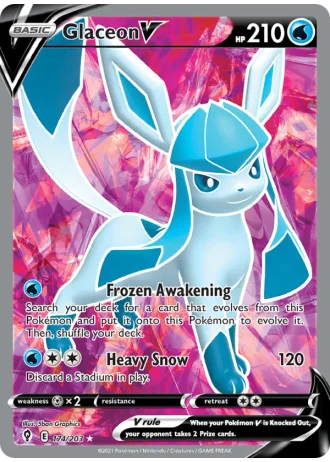Glaceon V #174/203 — Evolving Skies