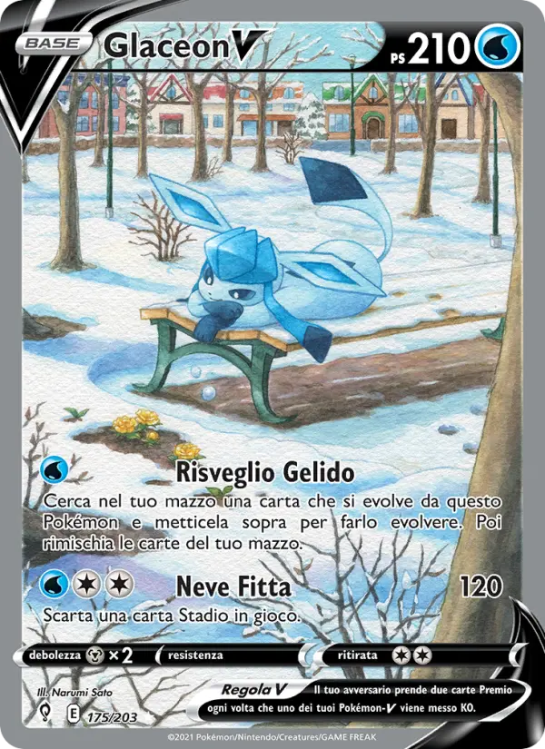 Glaceon V #175 — Evoluzioni Eteree