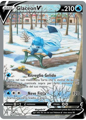 Glaceon V #175 — Evoluzioni Eteree