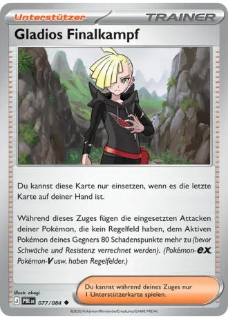 Gladios Finalkampf #077/84 — Dunkelnacht