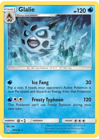 Glalie #48/236 — Cosmic Eclipse