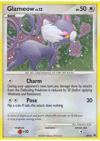 Glameow DP23 — Diamond & Pearl Promos