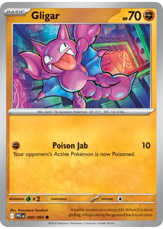 Gligar #049/94 — Phantasmal Flames