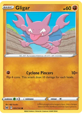 Gligar #095/196 — Lost Origin