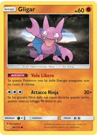 Gligar #98/214 — Legami Inossidabili