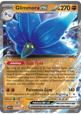 Glimmora ex #123 — Obsidian Flames
