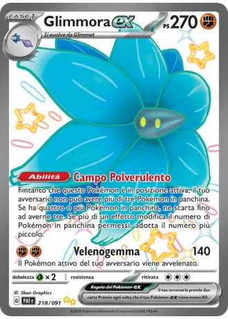 Glimmora ex #218 — Destino di Paldea