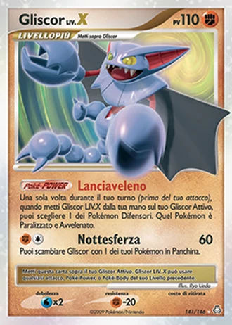 Gliscor LIV.X #141/146 — Il Risveglio dei Miti