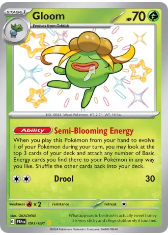 Gloom #093/91 — Paldean Fates