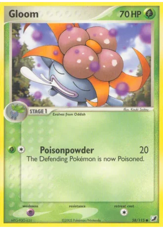 Gloom #58/115 — EX Forze Segrete