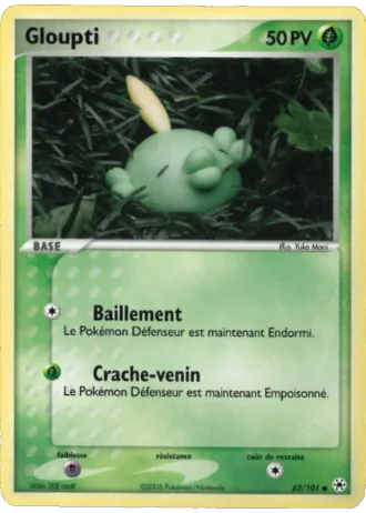 Gloupti #62/101 — EX Légendes Oubliées