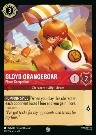 Gloyd Orangeboar - Fierce Competitor #121/204 — Reign of Jafar