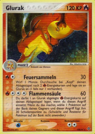 Glurak #100 — EX Drache