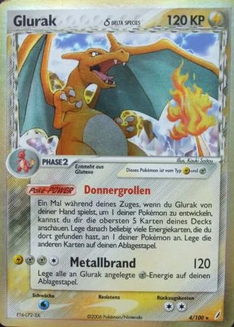 Glurak #4/100 — EX Crystal Guardians