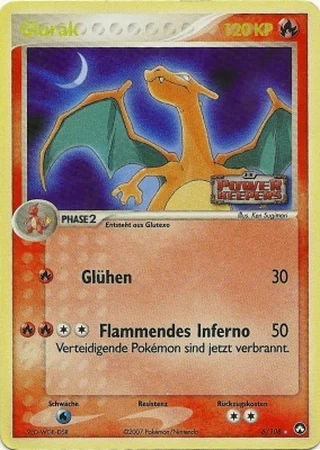 Glurak #6 — EX Power Keepers
