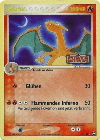 Glurak #6 — EX Power Keepers
