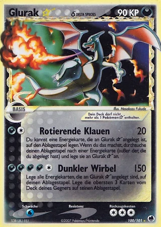 Glurak Gold Star #100 — EX Dragon Frontiers