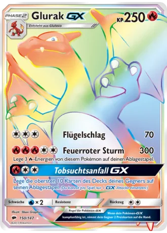 Glurak GX #150/147 — Nacht in Flammen