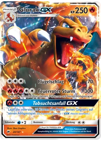 Glurak GX #20/147 — Nacht in Flammen