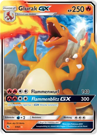 Glurak GX #9 — Verborgenes Schicksal