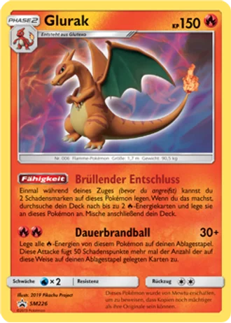 Glurak SM226 — Sonne & Mond Promos