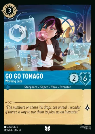 Go Go Tomago - Working Late #145/257 — Hyperia City