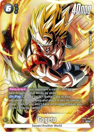Gogeta (Alternative Art) FB06-097 — Rivals Clash (FB06)