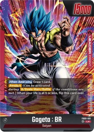 Gogeta : BR (Alternative Art) FB09-001 — Dual Evolution (FB09)