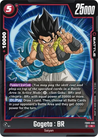 Gogeta : BR  FB09-006 — Dual Evolution (FB09)