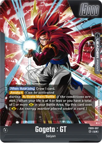 Gogeta : GT (Alternative Art) FB09-097 — Dual Evolution (FB09)
