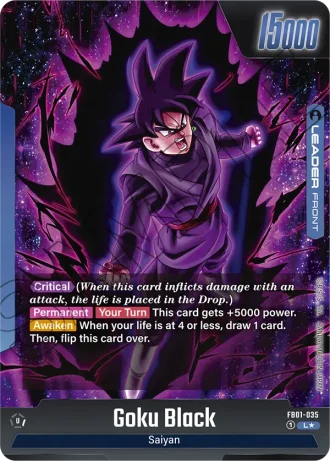 Goku Black (Alternative Art) FB01-035 — Awakened Pulse (FB01)