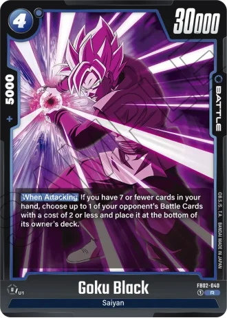 Goku Black  FB02-040 — Blazing Aura (FB02)