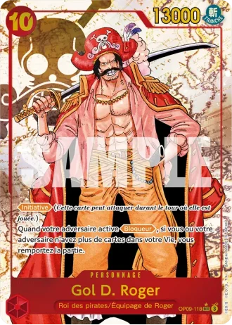 Gol D. Roger (OP09-118) (Alternative Art) — Les Nouveaux Empereurs (OP09)