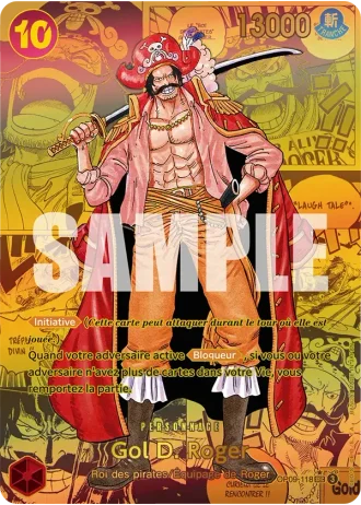 Gol D. Roger (OP09-118) (Manga Rare) — Les Nouveaux Empereurs (OP09)
