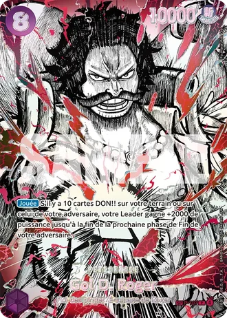 Gol D. Roger (P-107) (Alternative Art) — Les Guerriers les Plus Puissants au Monde (OP17)