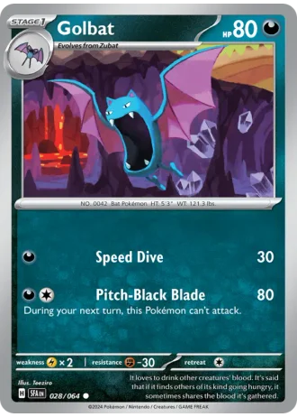 Golbat #028/64 — Shrouded Fable