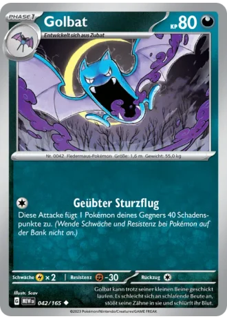 Golbat #042/165 — 151