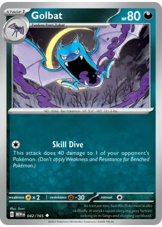 Golbat #042/165 — 151