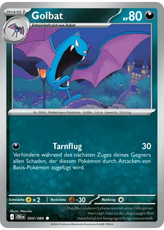 Golbat #050/86 — Wachsendes Chaos