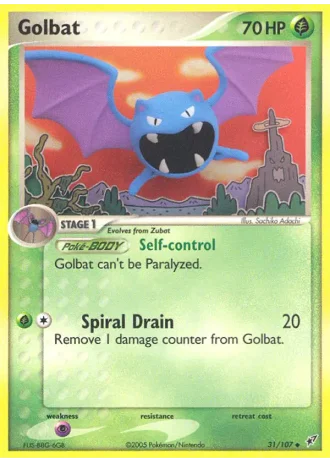 Golbat #31/107 — EX Deoxys
