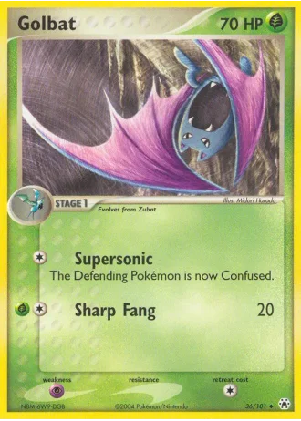 Golbat #36/101 — EX Leggende Nascoste