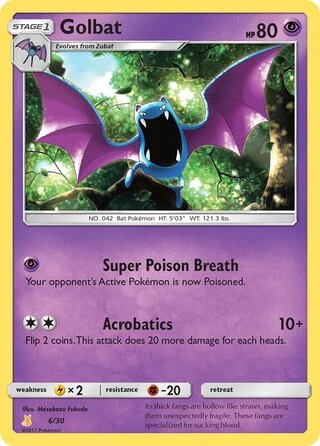Golbat #6 — SM trainer Kit (Alolan Raichu)