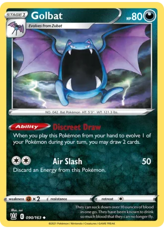 Golbat #90 — Battle Styles