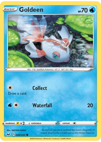Goldeen #46/202 — Sword & Shield