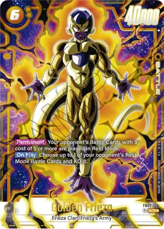 Golden Frieza (Alternative Art) FB02-140 — Blazing Aura (FB02)