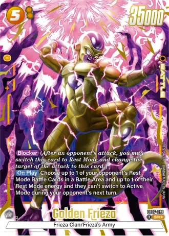 Golden Frieza (Alternative Art) FB07-079 — Wish for Shenron (FB07)