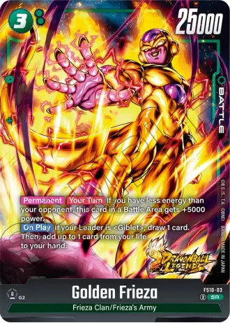 Golden Frieza FS10-003 — Starter Deck EX: Giblet (FS10)